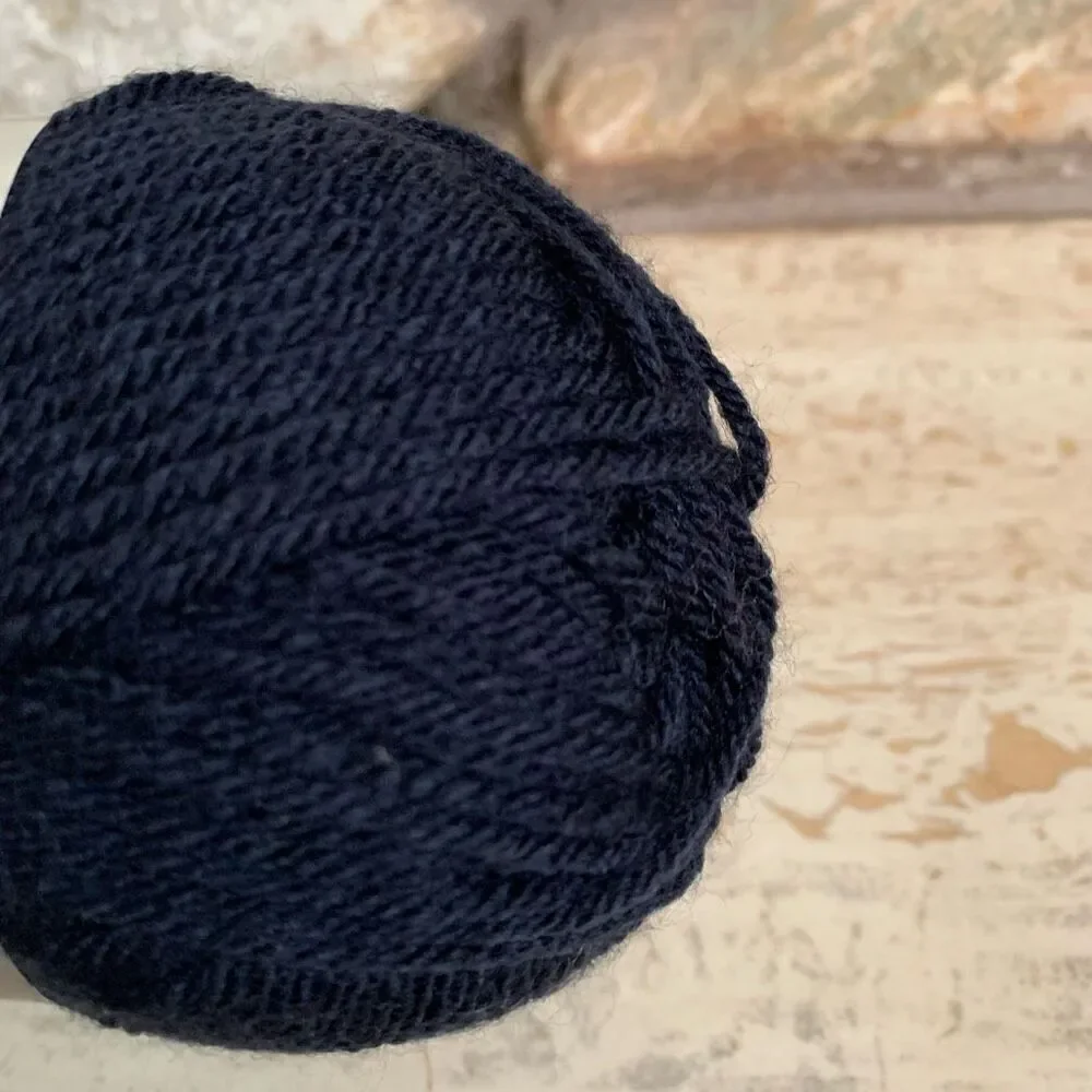 2 skeins Vannas choice Lion brand yarn in Navy